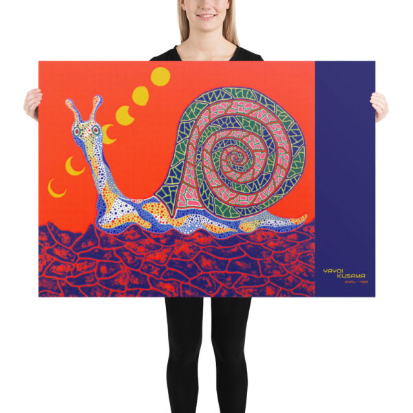 Monumental snail by Yayoi Kusama - Poster – Image 7