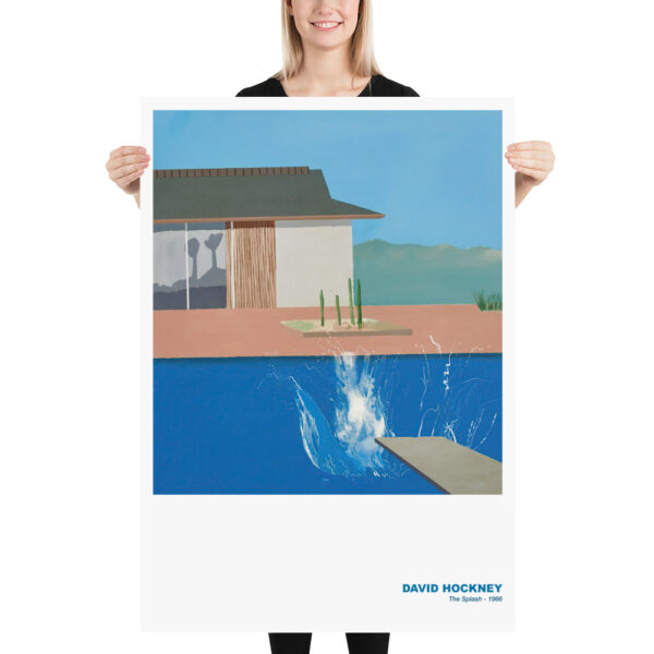 The Splash - David Hockney - 1966 - Poster – Image 4