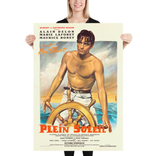 Purple Noon "Plein Soleil" René Clément movie - A. Delon, M. Laforet et M. Ronet - Poster – Image 4