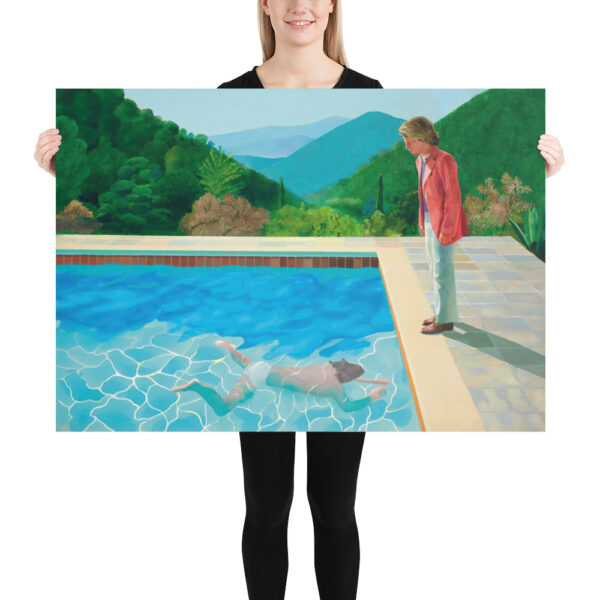 Portrait of an Artist (Pool with Two Figure) - David Hockney - 1972 - Poster – Image 4