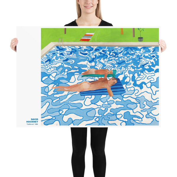 California -  Californian swimming pool - David Hockney - 1965 Poster – Image 4