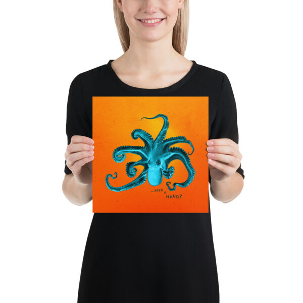 The octopus, benevolent, intelligent and sentimental being - Poster – Image 5