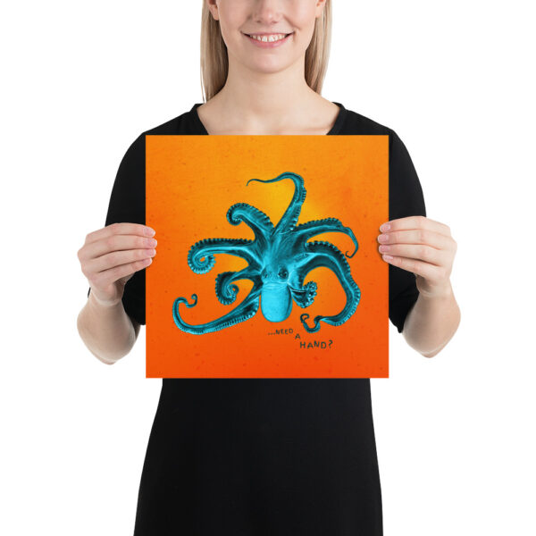 The octopus, benevolent, intelligent and sentimental being - Poster – Image 6
