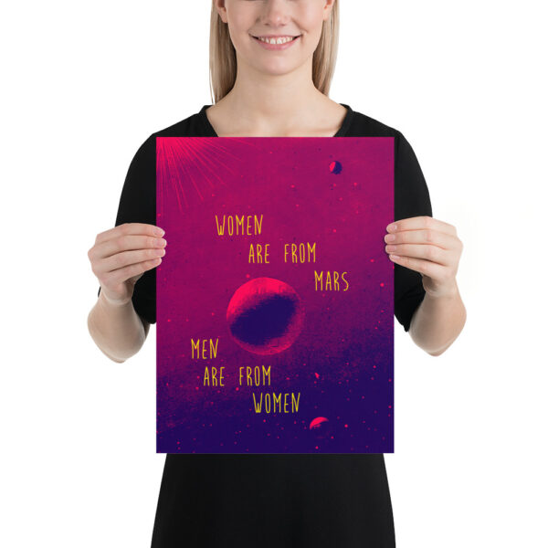 Women are from mars - Men are from women - Poster – Image 7