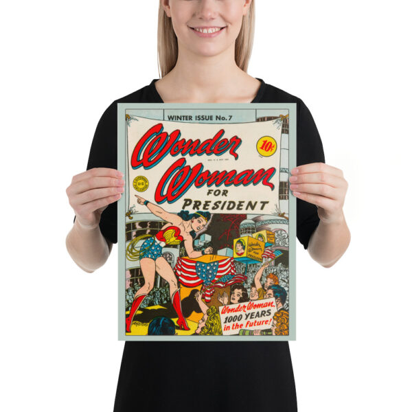 Wonder Woman, President of the United States - 1943 - Poster – Image 4