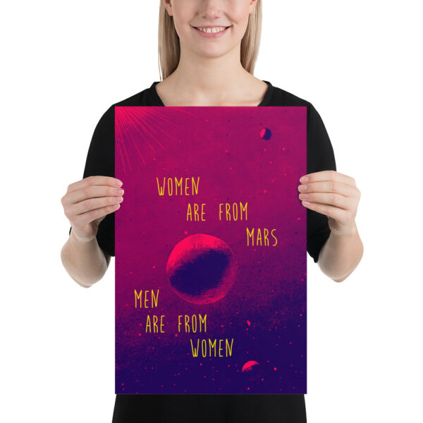 Women are from mars - Men are from women - Poster – Image 8