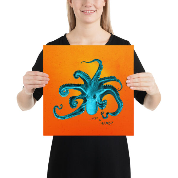 The octopus, benevolent, intelligent and sentimental being - Poster – Image 7