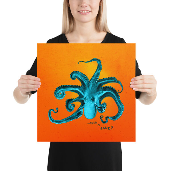 The octopus, benevolent, intelligent and sentimental being - Poster – Image 8