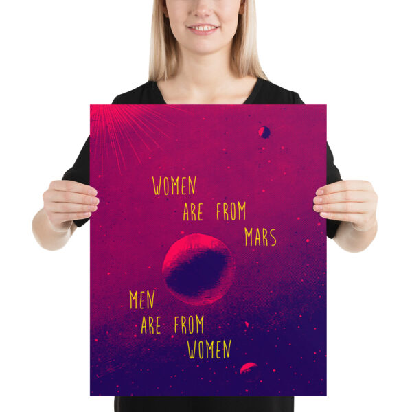 Women are from mars - Men are from women - Poster – Image 11