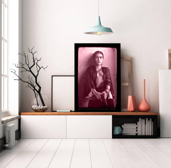 Frida Kahlo with a gun - Poster – Image 5