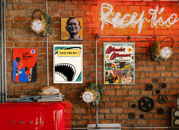 The shark says “ Fuck you all! " Poster – Image 3