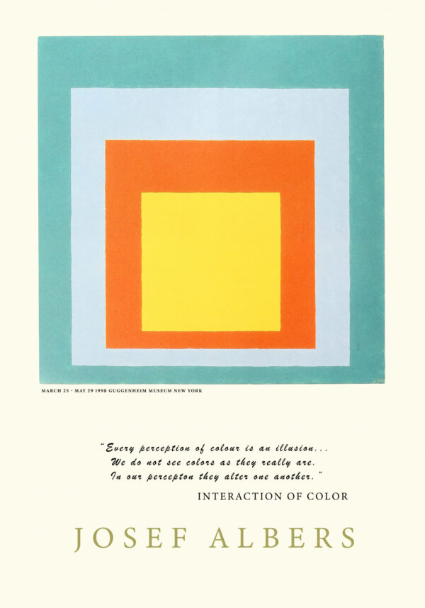 Josef Albers Homage to the Square Neue Kunst, Bauhaus Abstract Art 1956