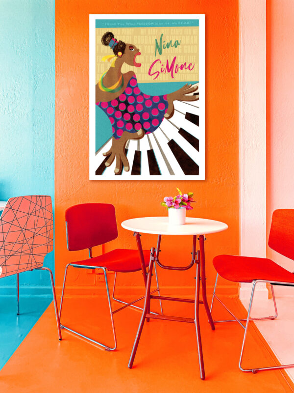 Nina Simone one of the greatest divas of music - Poster – Image 7