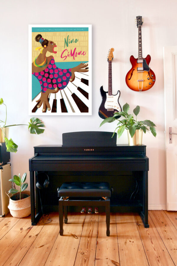 Nina Simone one of the greatest divas of music - Poster – Image 2