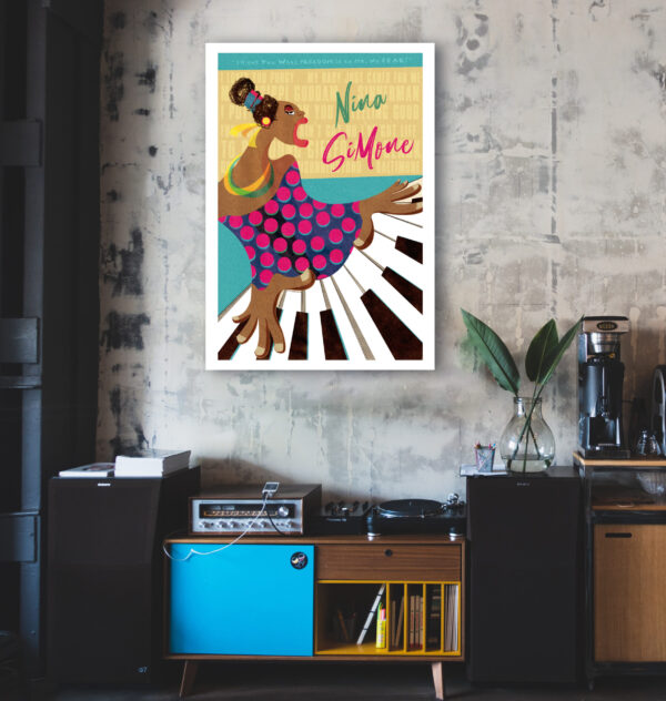 Nina Simone one of the greatest divas of music - Poster – Image 6