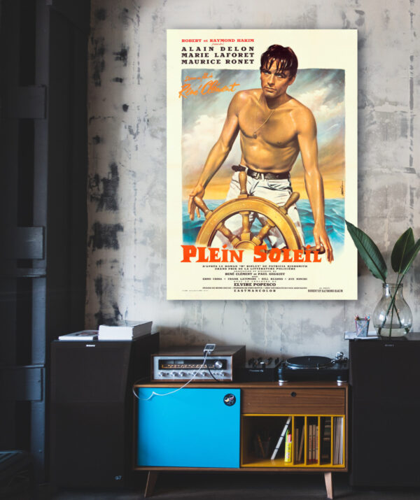 Purple Noon "Plein Soleil" René Clément movie - A. Delon, M. Laforet et M. Ronet - Poster – Image 9