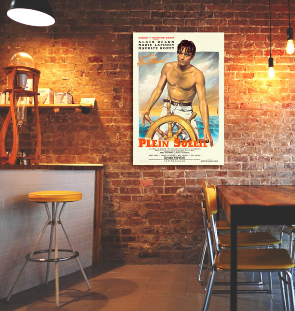 Purple Noon "Plein Soleil" René Clément movie - A. Delon, M. Laforet et M. Ronet - Poster – Image 2
