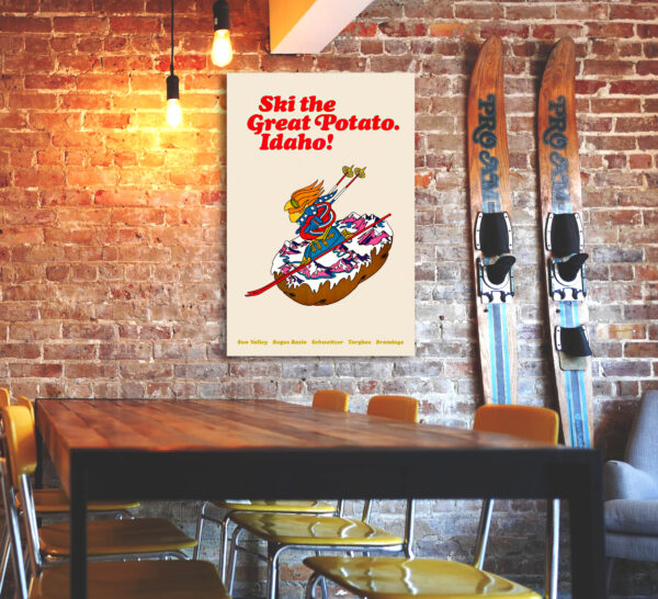 Ski the Great Potato Idaho ! 1970 - Poster – Image 2