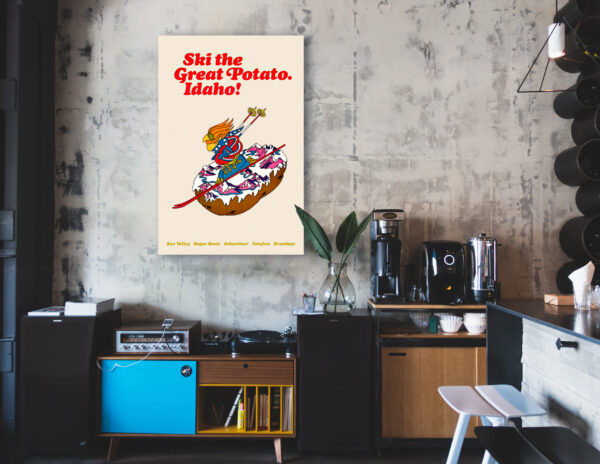 Ski the Great Potato Idaho ! 1970 - Poster – Image 9