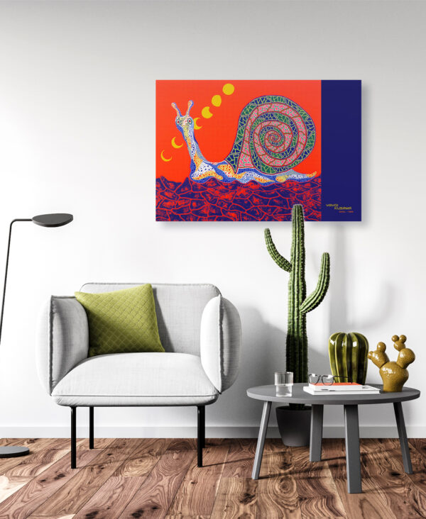 Monumental snail by Yayoi Kusama - Poster – Image 3