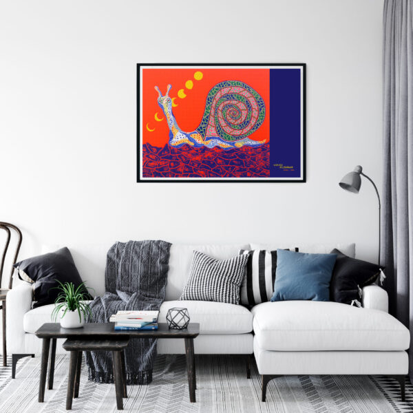 Monumental snail by Yayoi Kusama - Poster – Image 5