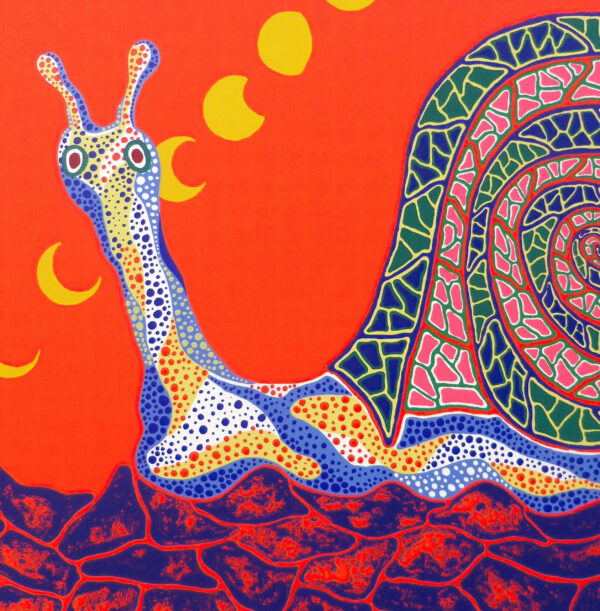 Monumental snail by Yayoi Kusama - Poster – Image 2