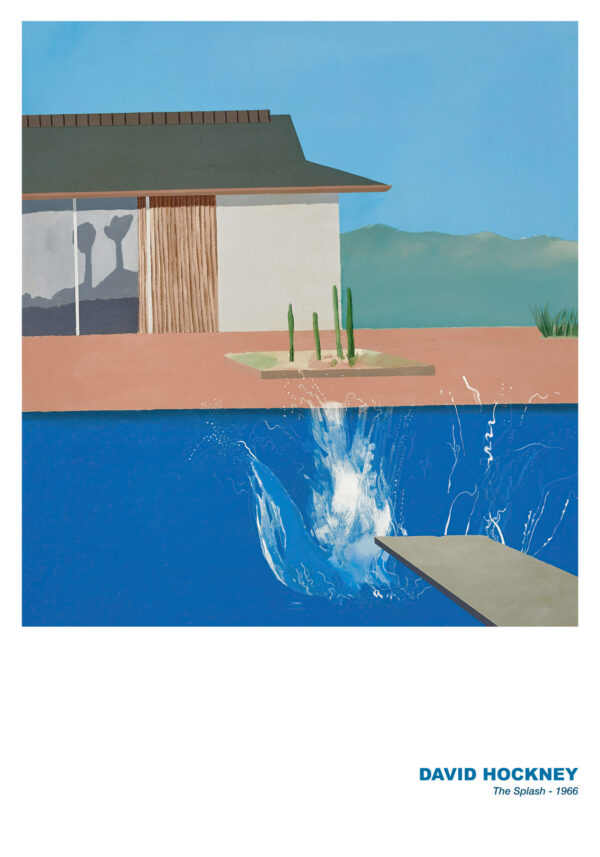 The Splash - David Hockney - 1966 - Poster