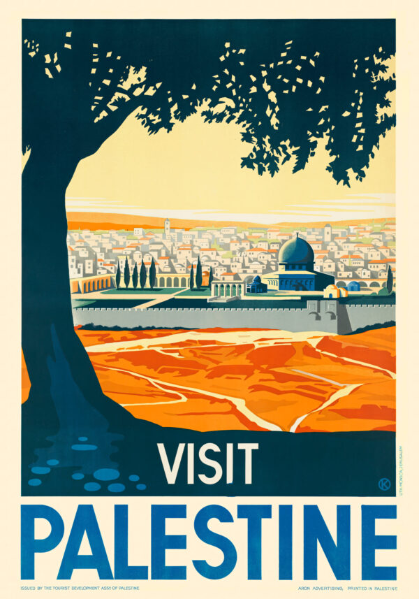 Visit Palestine - Franz Krausz 1936 - Poster
