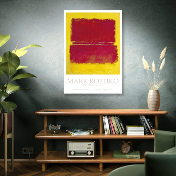 Rothko Mark - Walker Art Center Exhibition Poster No. 15 - 1952 – Image 7