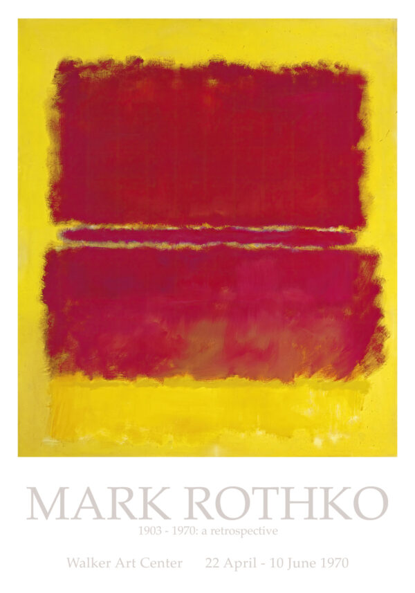 Rothko Mark - Walker Art Center Exhibition Poster No. 15 - 1952