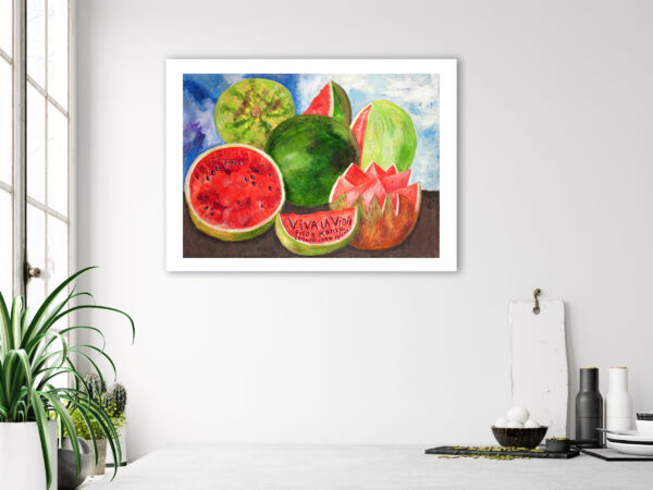 Viva La Vida - Frida Kahlo - Long live life, last painting - 1954 - Poster – Image 3