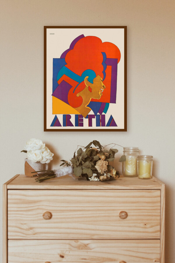 Aretha Franklin poster by Milton Glaser - 1968 - – Image 7