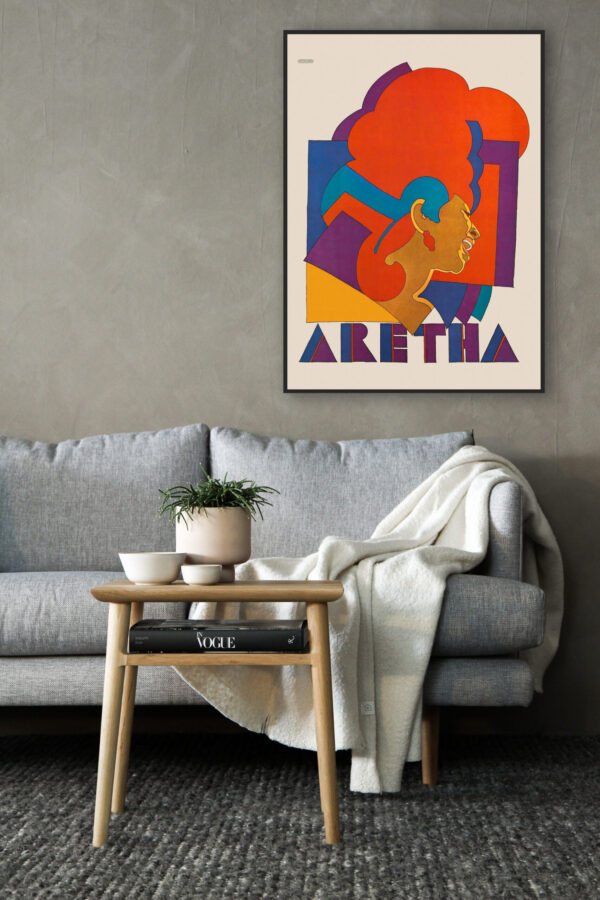 Aretha Franklin poster by Milton Glaser - 1968 - – Image 8