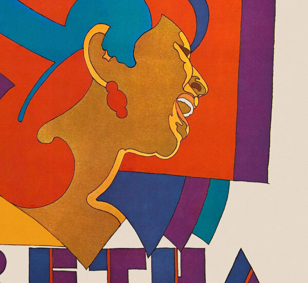 Aretha Franklin poster by Milton Glaser - 1968 - – Image 10