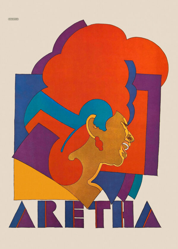 Aretha Franklin poster by Milton Glaser - 1968 -