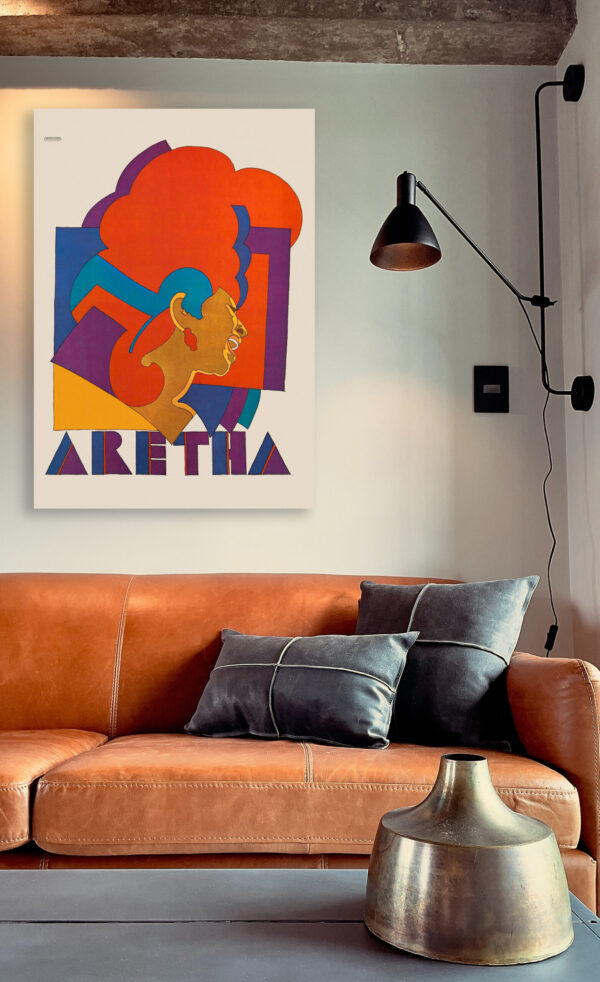 Aretha Franklin poster by Milton Glaser - 1968 - – Image 3