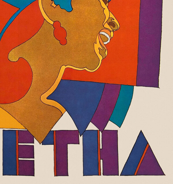 Aretha Franklin poster by Milton Glaser - 1968 - – Image 2