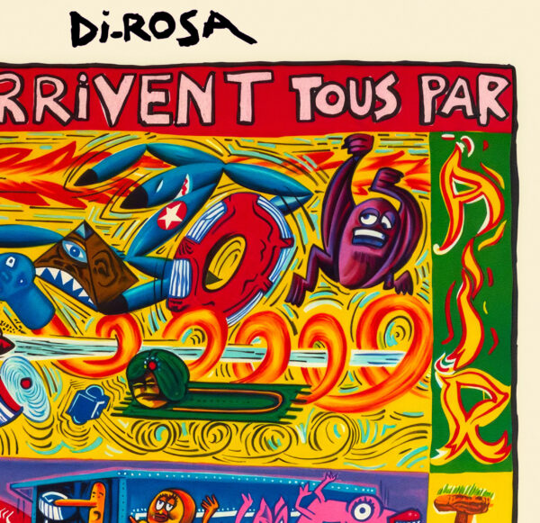 Di-Rosa, They all arrive by Air, Land, Sea, Galerie Shafrazi 1983 - 61×91 cm Poster – Image 7