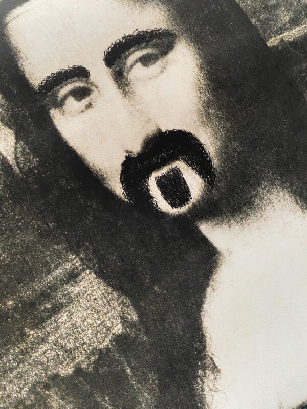 Frank Zappa as Mona Lisa - Boston Tea Party concert 1970 - Poster – Image 6