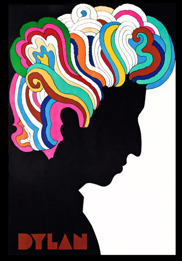Bob Dylan Poster by Milton Glaser - 1966 -