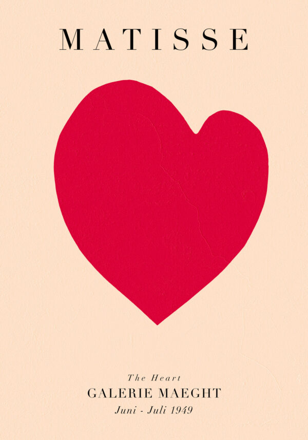 Henri Matisse poster The Heart - Galerie Maeght Exhibition 1949