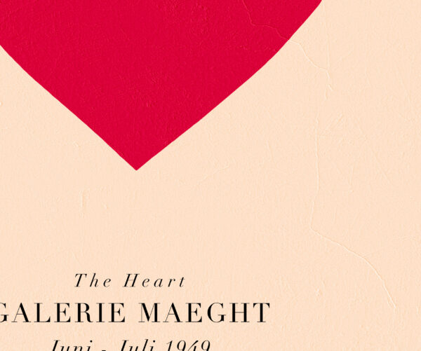 Henri Matisse poster The Heart - Galerie Maeght Exhibition 1949 – Image 10