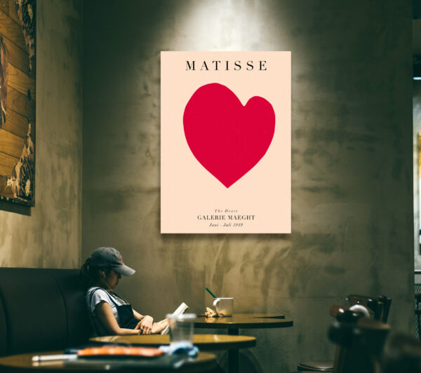 Henri Matisse poster The Heart - Galerie Maeght Exhibition 1949 – Image 12