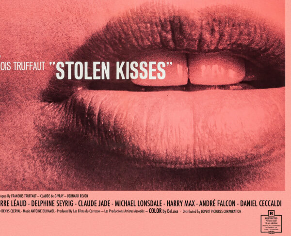Stolen Kisses Stolen Kisses cult film. François Truffaut - 1968 - Poster – Image 3