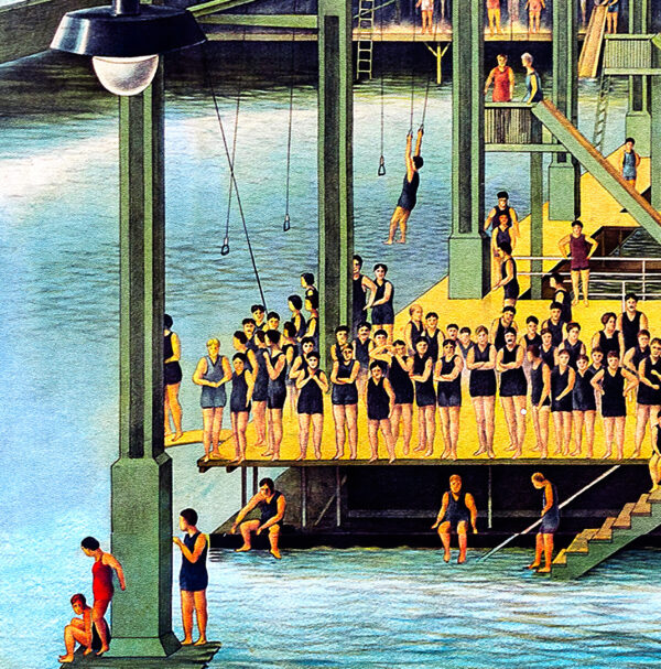 Sutro Baths located in San Francisco, interior view - 1896 - Poster – Image 3