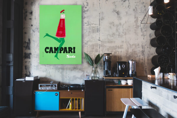 Vintage Advertisement for Campari Soda by Marangolo 1968 - Poster – Image 7