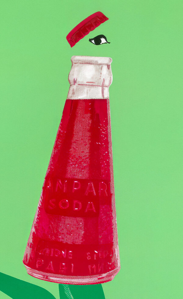 Vintage Advertisement for Campari Soda by Marangolo 1968 - Poster – Image 2