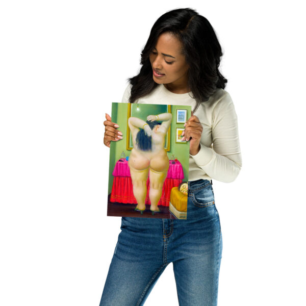 Beautiful naked woman from behind ready to sleep - Fernando Botero - Poster – Image 5