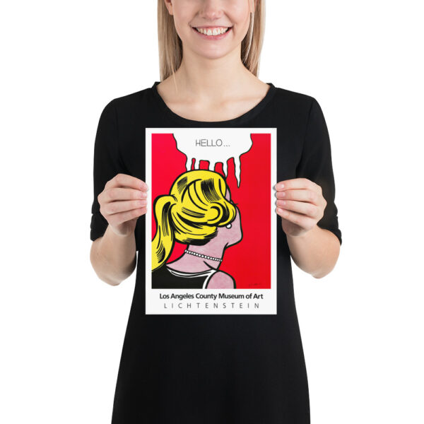 Cold Shoulder - Hello - Roy Lichtenstein, Los Angeles - Pop Art 1963 - Poster – Image 5