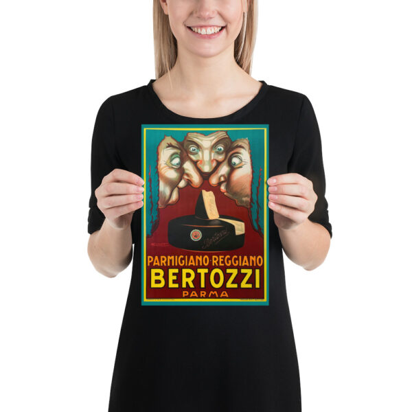 Vintage Bertozzi Parmigiano-Reggiano cheese poster - 1930s – Image 5